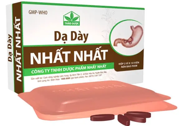 Dạ dày Nhất Nhất (H/20v) – Giải pháp an toàn hỗ trợ tiêu hóa và giảm viêm loét dạ dày